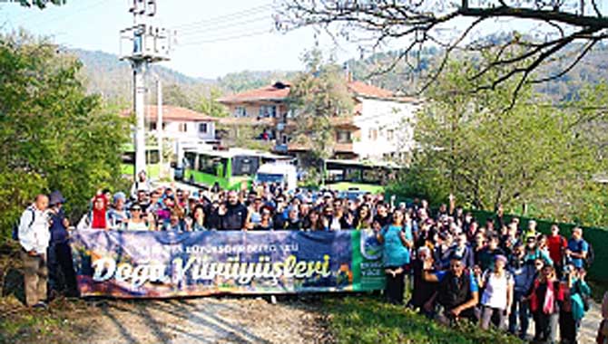 Doğa yürüyüşleri Akçay ile Nuruosmaniye’de sürdü