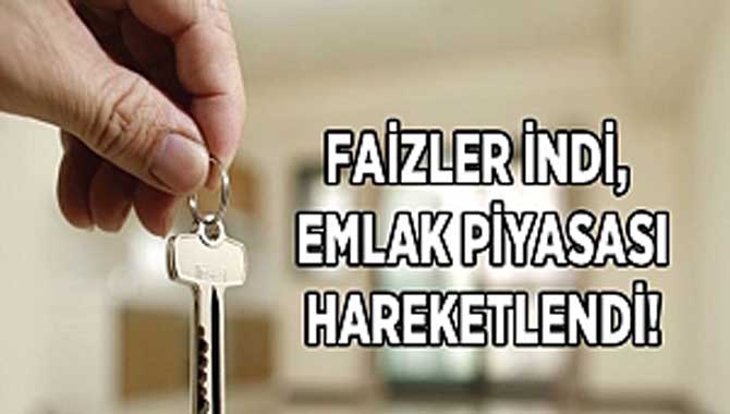 Faiz indirimleri emlak piyasasını hareketlendirdi