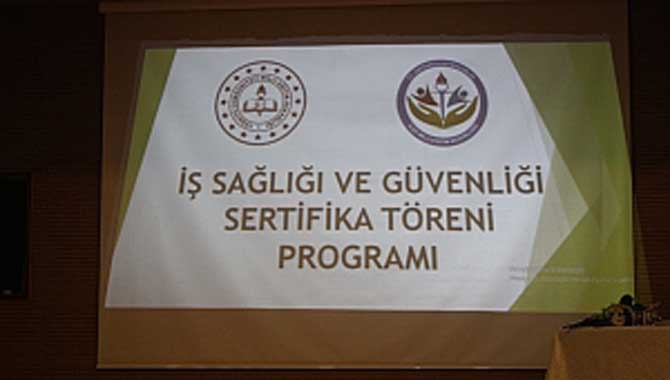 Kaynarca’da İş Sağlığı ve Güvenliği Sertifika Töreni