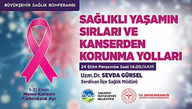 Sağlıklı yaşamın sırları konuşulacak