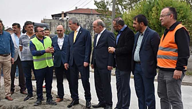 ŞEHİT ASTSUBAY YAŞAR GÜLLER CADDESİ’NDE İLK KAZMA VURULDU