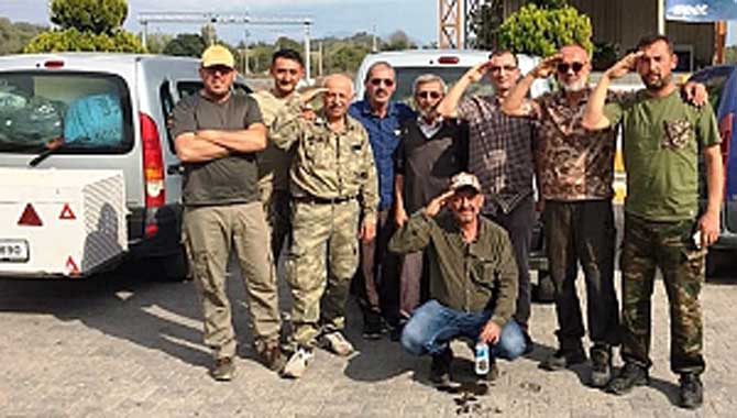 TARAKLI’LI AVCILARDAN MEHMETÇİĞE SELAM