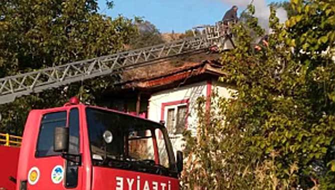 Taraklıda Baca Yangını