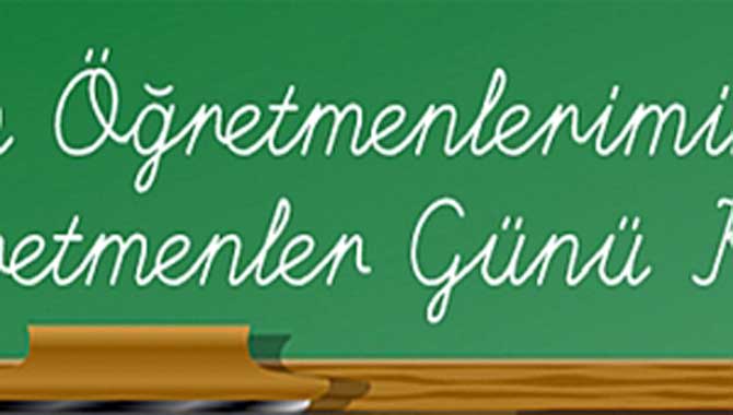 24 Kasım Öğretmenler Günü Kutlu Olsun