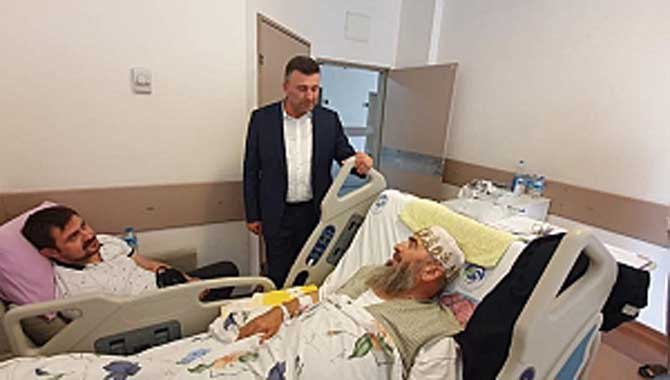 Başkan Özen, Hasta Ziyaretini Aksatmıyor