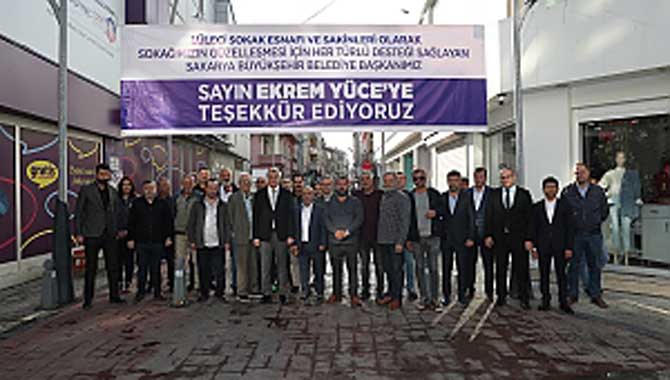 “Lüleci Sokak’a hayırlı olsun”