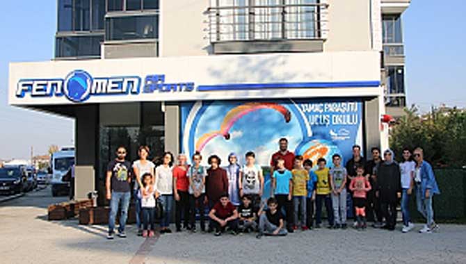 Maceracılar yamaç paraşütü için Kırantepe’deydi