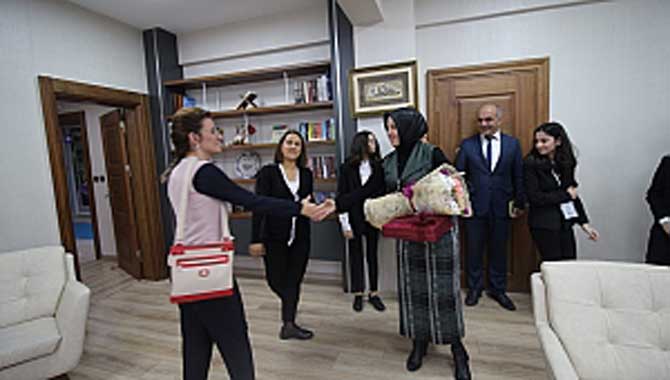 Mehmet Zumra Kuş Ortaokulundan İl Milli Eğitim Müdürüne Ziyaret