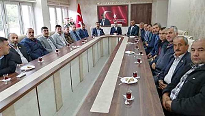 Muhtarlar’dan Kaymakam Abdullah Arslantürk’e Ziyaret