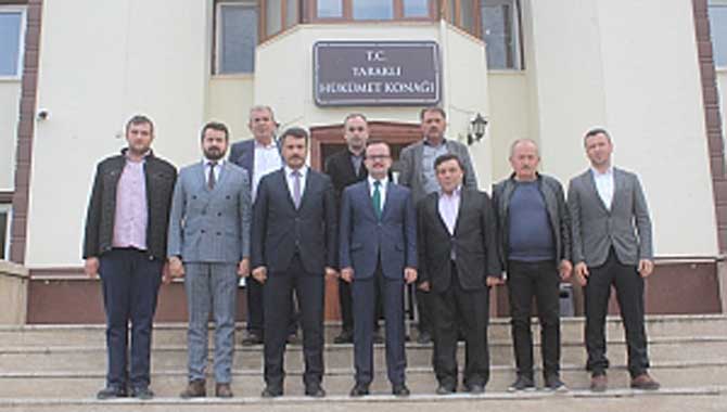 Taraklı Kaymakamı Abdullah Arslantürk’e Ziyaret