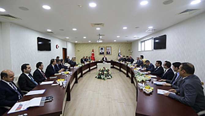 Valilikte Genel Asayiş Toplantısı Gerçekleştirildi