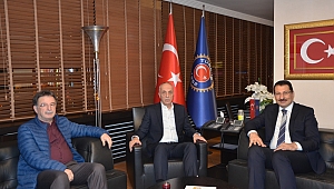 ALİ İHSAN YAVUZ'DAN ERGÜN ATALAY'A ZİYARET 