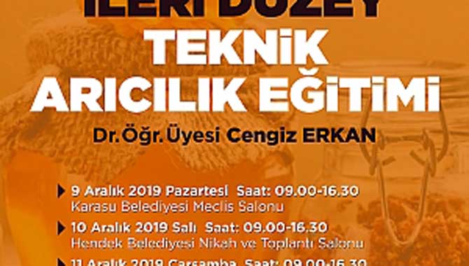 İleri Düzey Teknik Arıcılık Eğitimleri başladı