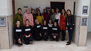 Kadına şiddete hayır!