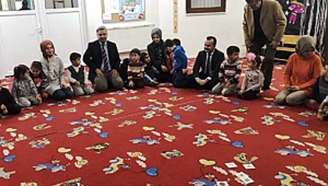 Kaymakam Arslantürk’den Zübeyde Hanım Anaokulu’na ziyaret