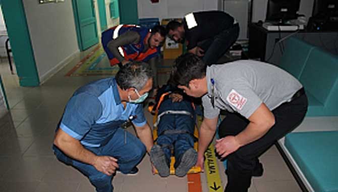 Pamukova DH’de yangın tatbikatı yapıldı