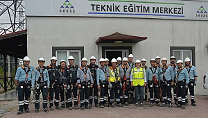 SEDAŞ Çalışanlarına Yüksekte Çalışma Eğitimi