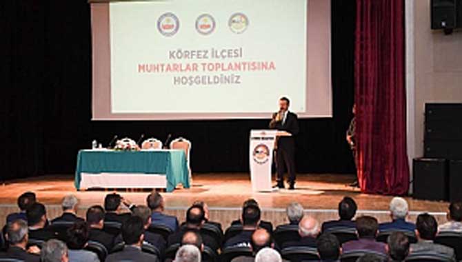 SEDAŞ Yöneticileri Körfez Muhtarlar Toplantısında Yerini Aldı