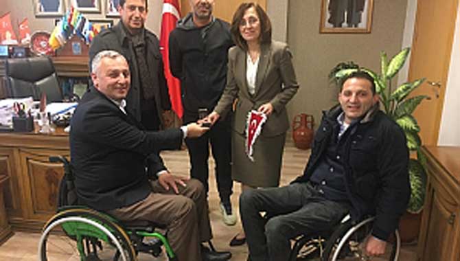 Selim ÖZEN Mhp Genel Merkez Ziyareti Engelli Sporcu ve Spor Kulüpleri için önemli yasal bir düzenleme talebi