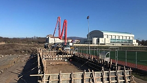 400 kişilik yeni tribün inşa ediliyor 