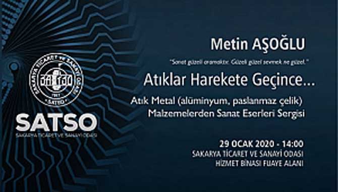 Atıkların sanata dönüştüğü sergi SATSO'da açılacak