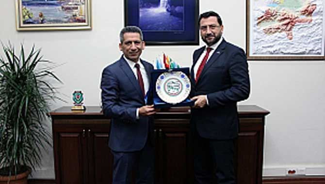 Başkan Burak’tan Genel Sekreter Ak’a hayırlı olsun ziyareti 