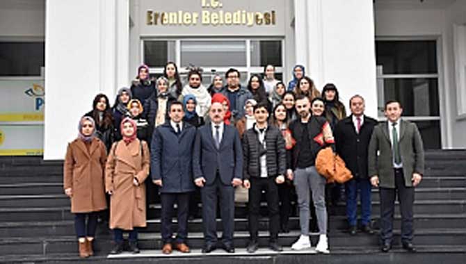 BAŞKAN KILIÇ ÖĞRETMENLERİ AĞIRLADI