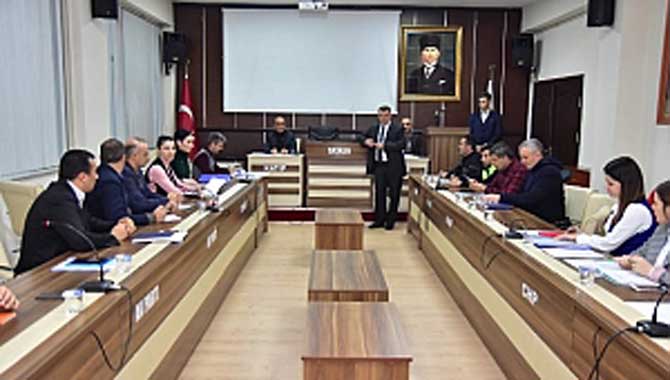 “Başkan Sarı, Birim Müdürleri ile Toplantı Yaptı”