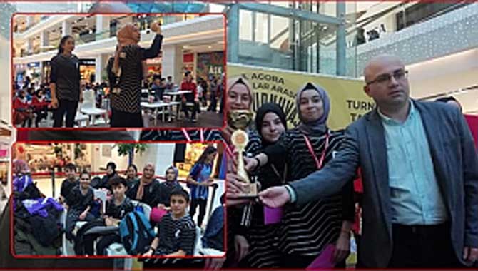 Dart İl Müsabakalarında Taraklı Ortaokulu kız takımı birinci oldu