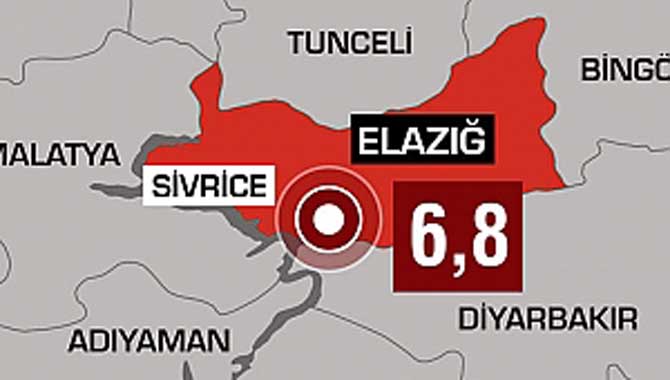 Elazığ'da çok şiddetli deprem!