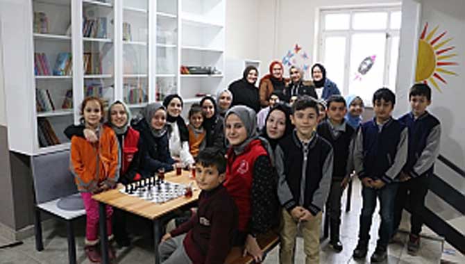 Her Lisenin Bir Köy Okulu Olsun Projesi Kapsamında Kütüphane Oluşturuldu