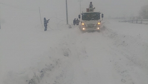 SEDAŞ ekipleri kar kış demeden çalışmalarını sürdürüyor