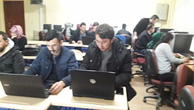 Taraklı’da Bilgisayar ve İlk yardım kursuna yoğun İlgi
