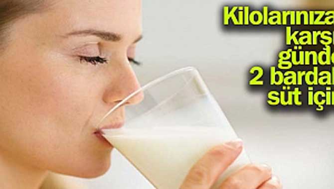 YILBAŞI KİLOLARINA KARŞI GÜNDE 2 BARDAK SÜT İÇİN