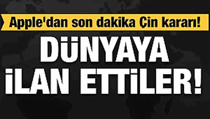 Apple'dan koronavirüs kararı! 