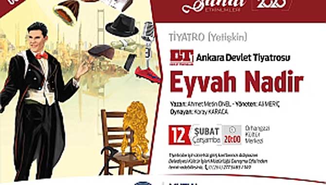Devlet Tiyatrosu ‘Eyvah Nadir’ Çarşamba OKM’de