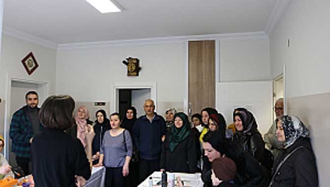 Halk Eğitim kursiyerlerinden YADEM’e anlamlı ziyaret 