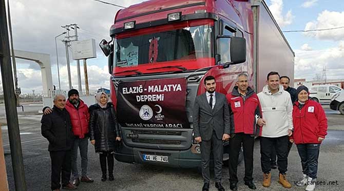 İnsani Yardım Tırı Yola Çıktı