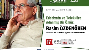 Rasim Özdenören Adapazarı Kültür Sanatta