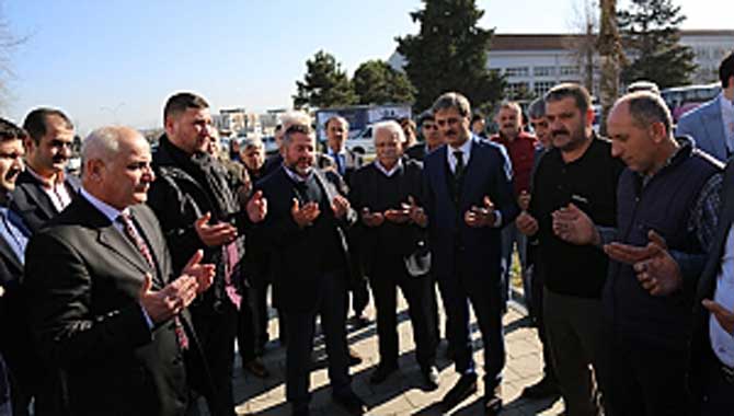 Yardım Aracı Dualarla Yola Çıktı 