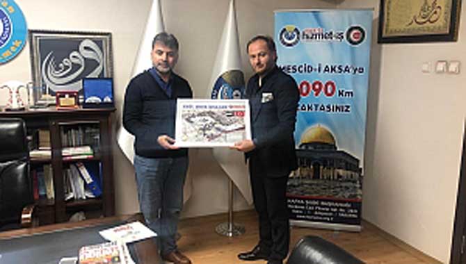 YENİDEN REFAH PARTİSİNDEN HAK-İŞ’E ZİYARET 