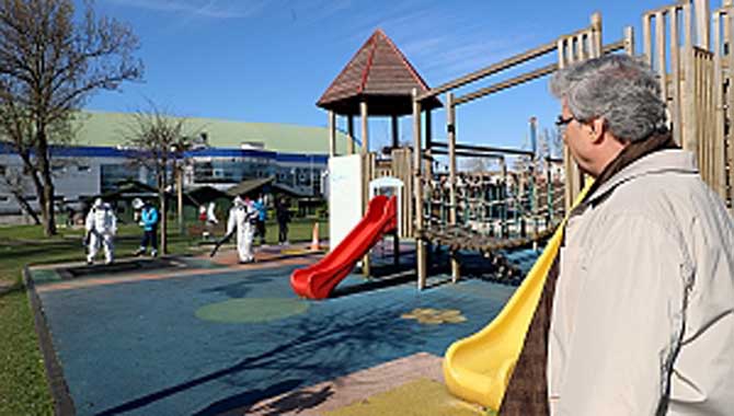 Başkan Yüce çalışmaları bizzat takip etti 