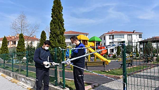 ERENLERDE PARK VE BAHÇELERDE SIKI TEDBİR