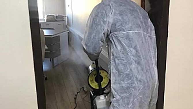 İl Milli Eğitim Hizmet Binası da Dezenfekte Edildi 