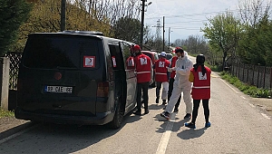 Koronavirüse karşı Erenler Kızılay sahada 