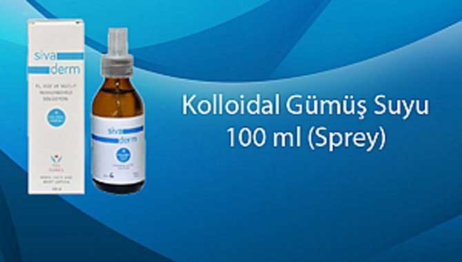 Siva Derm Kolloidal Gümüş Suyu 100 ml (Sprey)