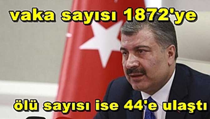 Türkiye’deki güncel corona virüsü vaka sayısı 