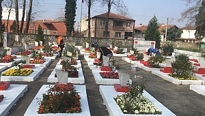 Yorgalar Şehitliği temizlendi 