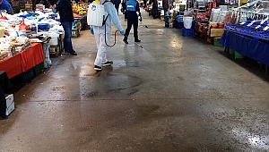 16 ilçede dezenfekte çalışmaları sürüyor 