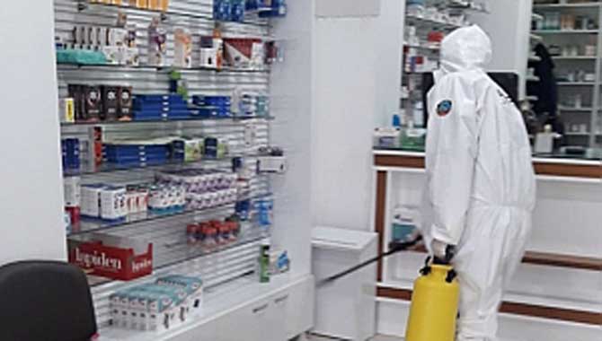 Eczaneler Yeniden Dezenfekte Edildi 